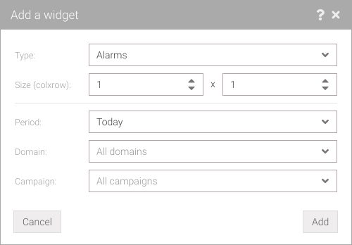 Add a widget