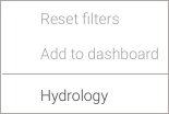 Other actions on filters