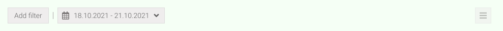 global filter bar