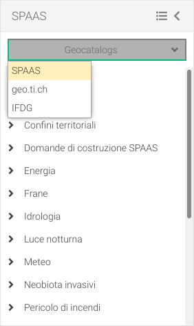 Geocatalog list